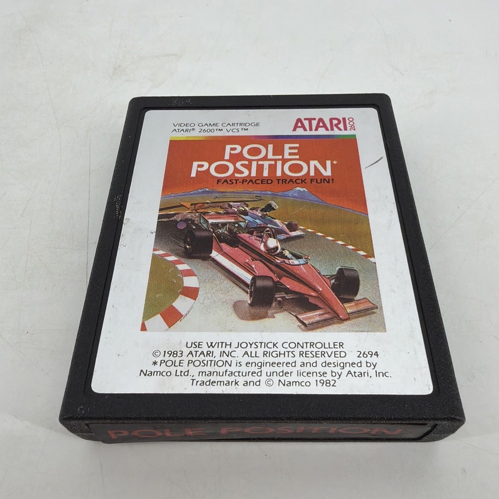 Pole Position (Atari 2600, 1983) Cartridge Only